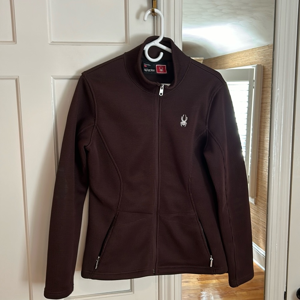 Spyder ladies zip jacket. Great for fall/cool winter days. Perfect condition.